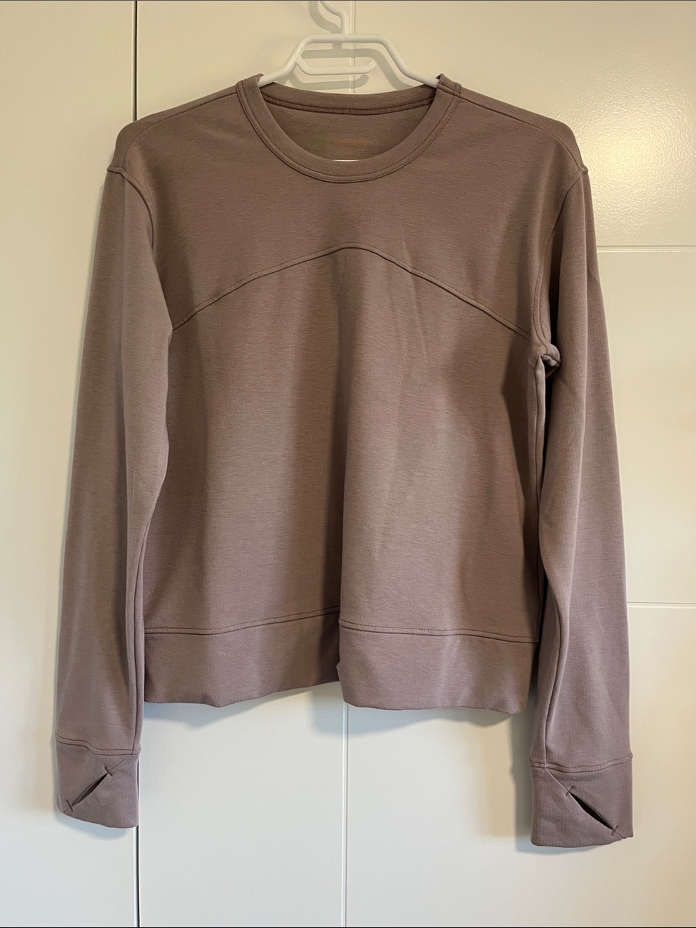 Women’s Crewneck Sweatshirt in Taupe - Classic Everyday Pullover